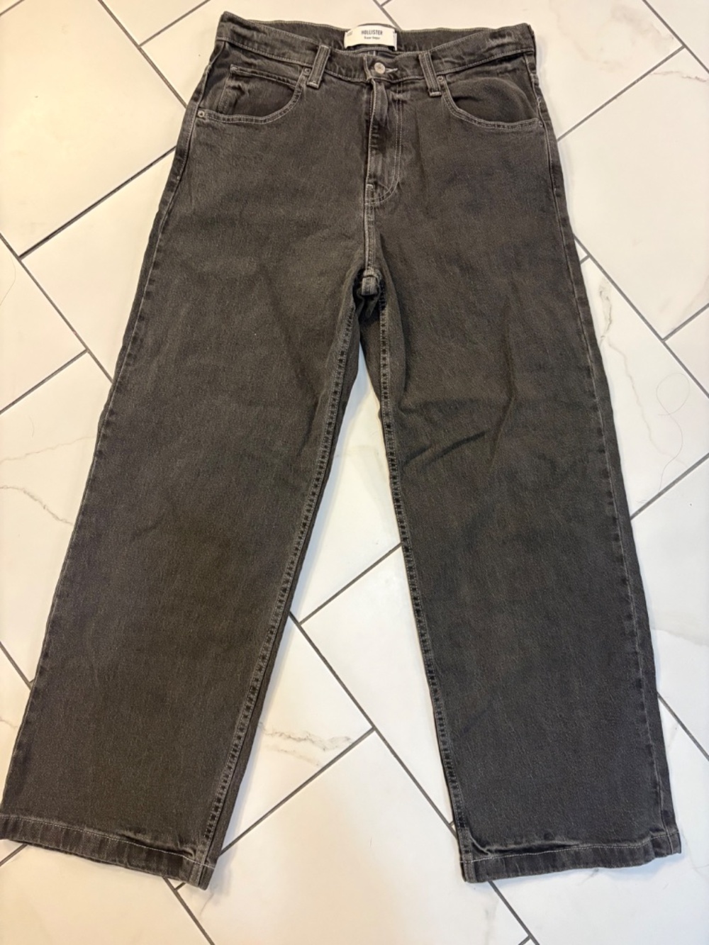 Hollister Super Baggy Black Jeans - Picture 3 of 5